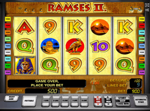 Игра на деньги в автомате Ramses II